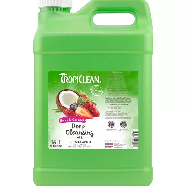 Best Sale Tropiclean Deep Cleaning Berry & Coconut Shampoo 16:1 Conditioner