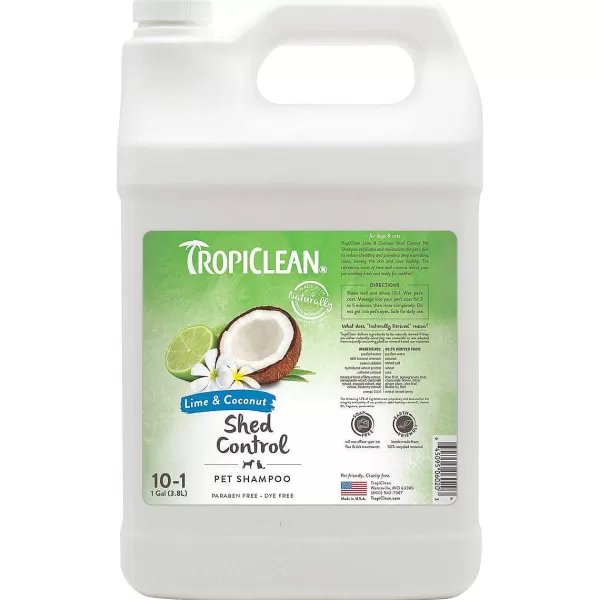 Flash Sale Tropiclean Deshedding Lime & Coconut Shampoo Shampoo