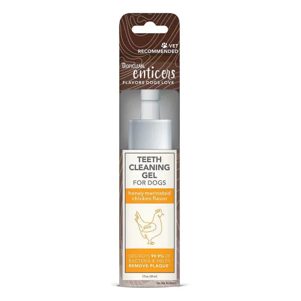 Online Tropiclean Enticers Teeth Cleaning Gel 2 Oz Dental Care