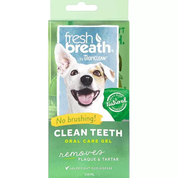 Clearance Tropiclean Fresh Breath Total Care Gel 4 Oz Dental Care