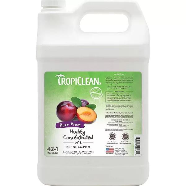 Cheap Tropiclean High Concentrate Pure Plum Shampoo 42:1 Shampoo