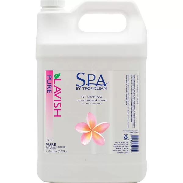 Discount Tropiclean Spa Pure Shampoo 1:1 Shampoo