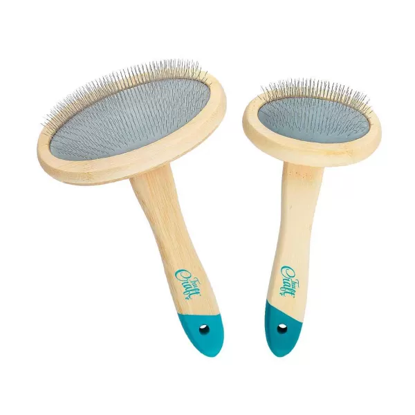 Discount Trucraft Bamboo Slicker Brush Grooming Tools