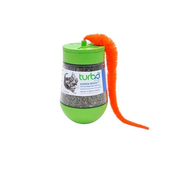 Cheap Turbo Wobble Bottle Cat Toy Cat Toys & Treats