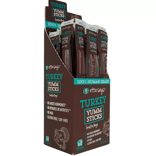 Sale Turkey Yumm Sticks Display Box 24 Count Dog Treats