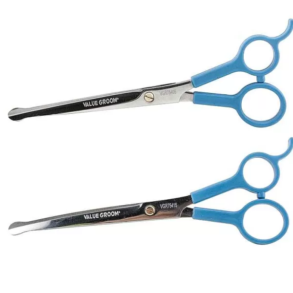 Discount Value Groom 6.5" Ball Tip Shear Combo Grooming Shears