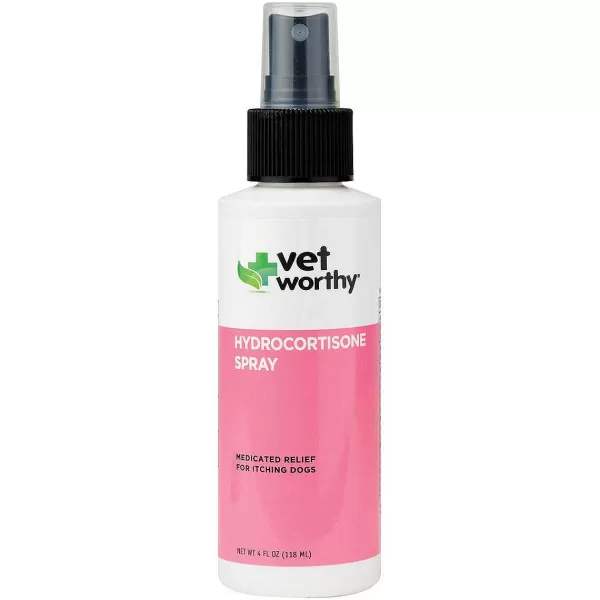 Best Sale Vet Worthy Hydrocortisone Spray 4 Oz Health Aids