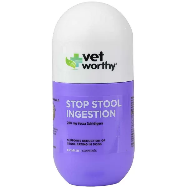 Shop Vet Worthy Stop Stool Ingestion Tablets 60 Count Supplements