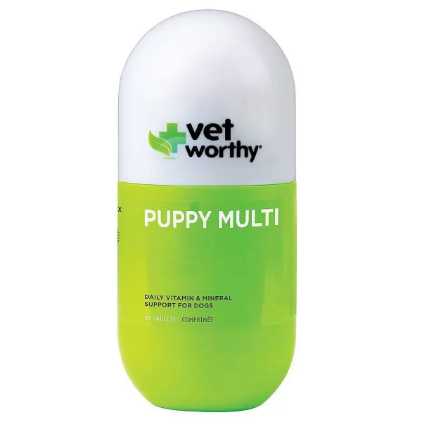 Best Vet Worthy Vitamin Tablets Puppy 60 Count Supplements