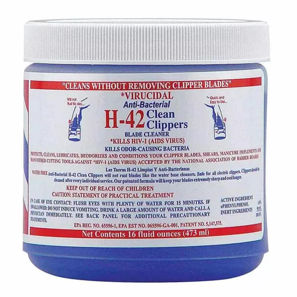 Best Virucidal Anti-Bacterial H-42 Clean Clippers - 16Oz Jar Accessories