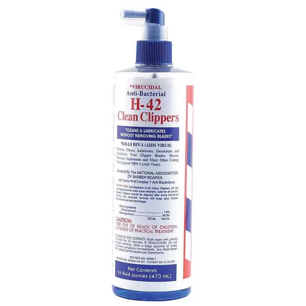 Cheap Virucidal Anti-Bacterial H-42 Clean Clippers Spray - 16Oz Accessories